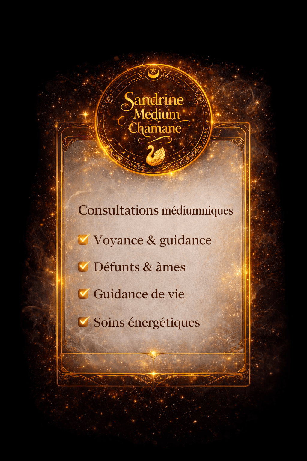 Sandrine Medium Chamane - Consultations médiumniques