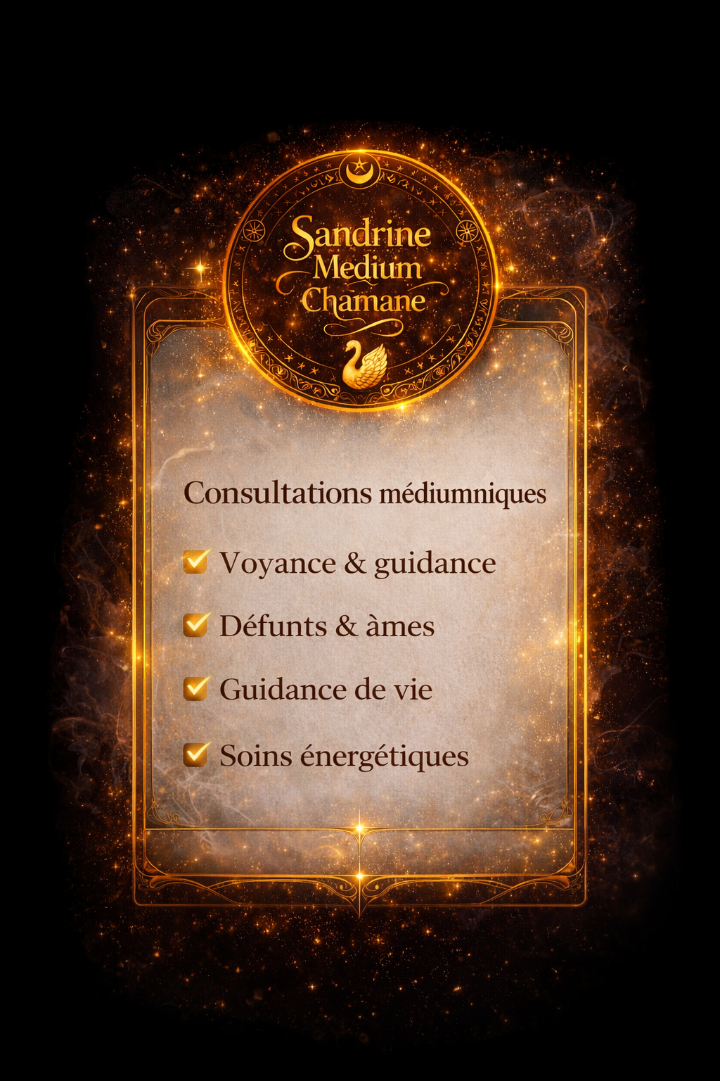 Consultations médiumniques - Sandrine Medium Chamane